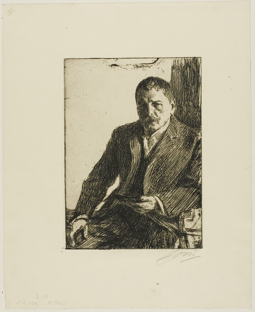 Self-Portrait 1904 II by Anders Leonard Zorn