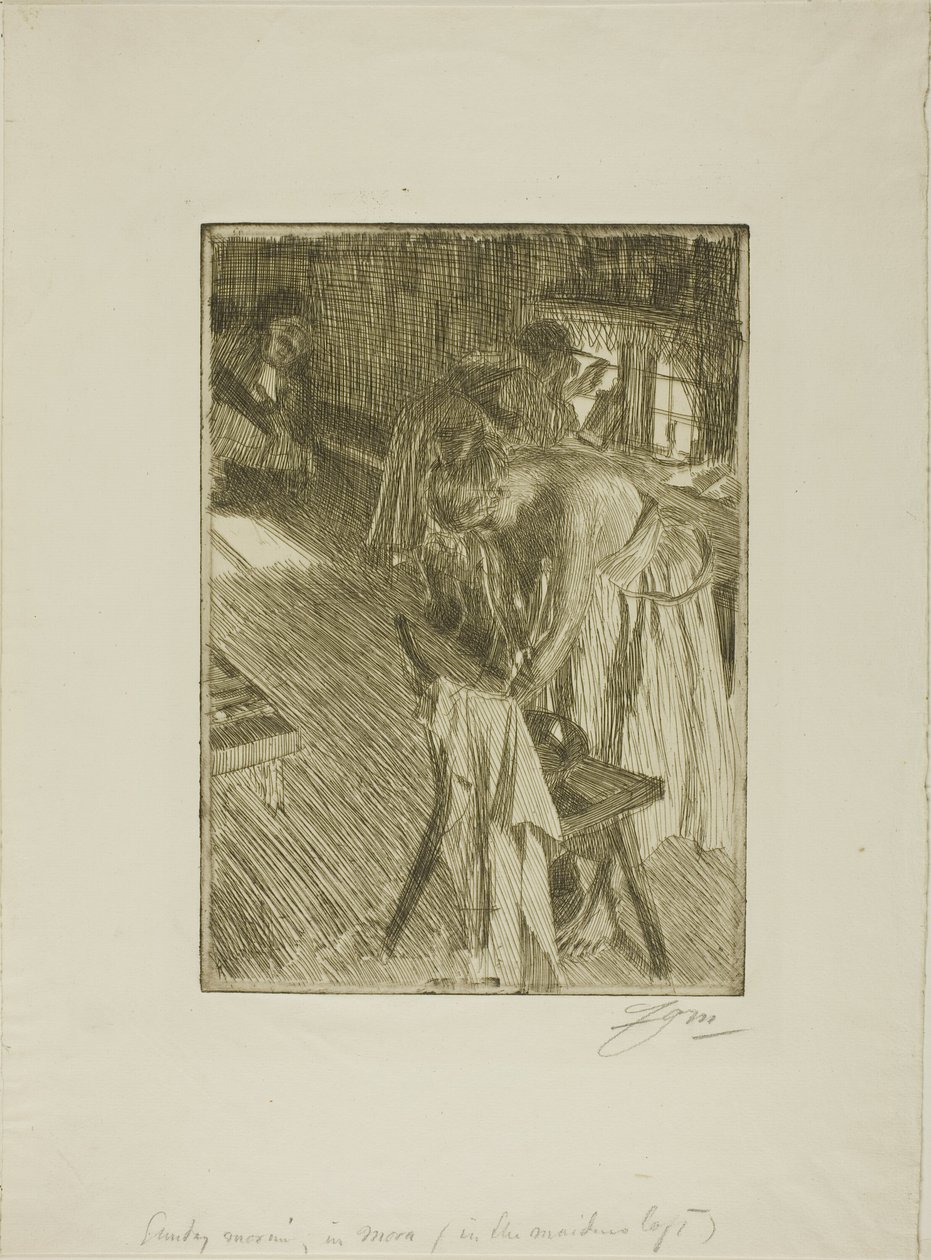 Sunday Morning by Anders Leonard Zorn