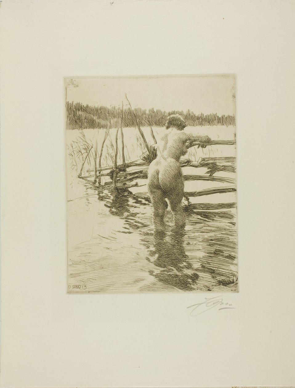 The Fence by Anders Leonard Zorn