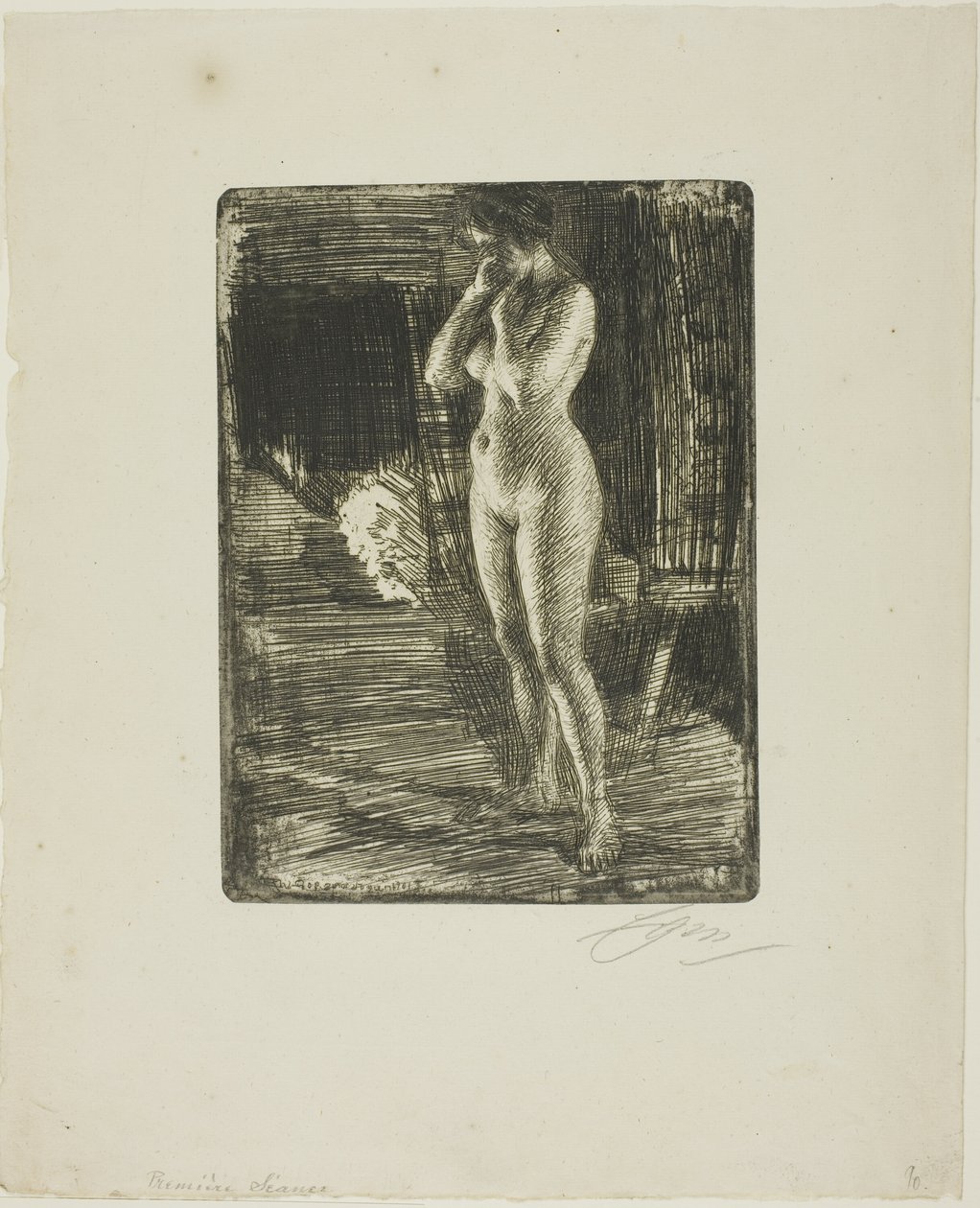 The First Pose by Anders Leonard Zorn