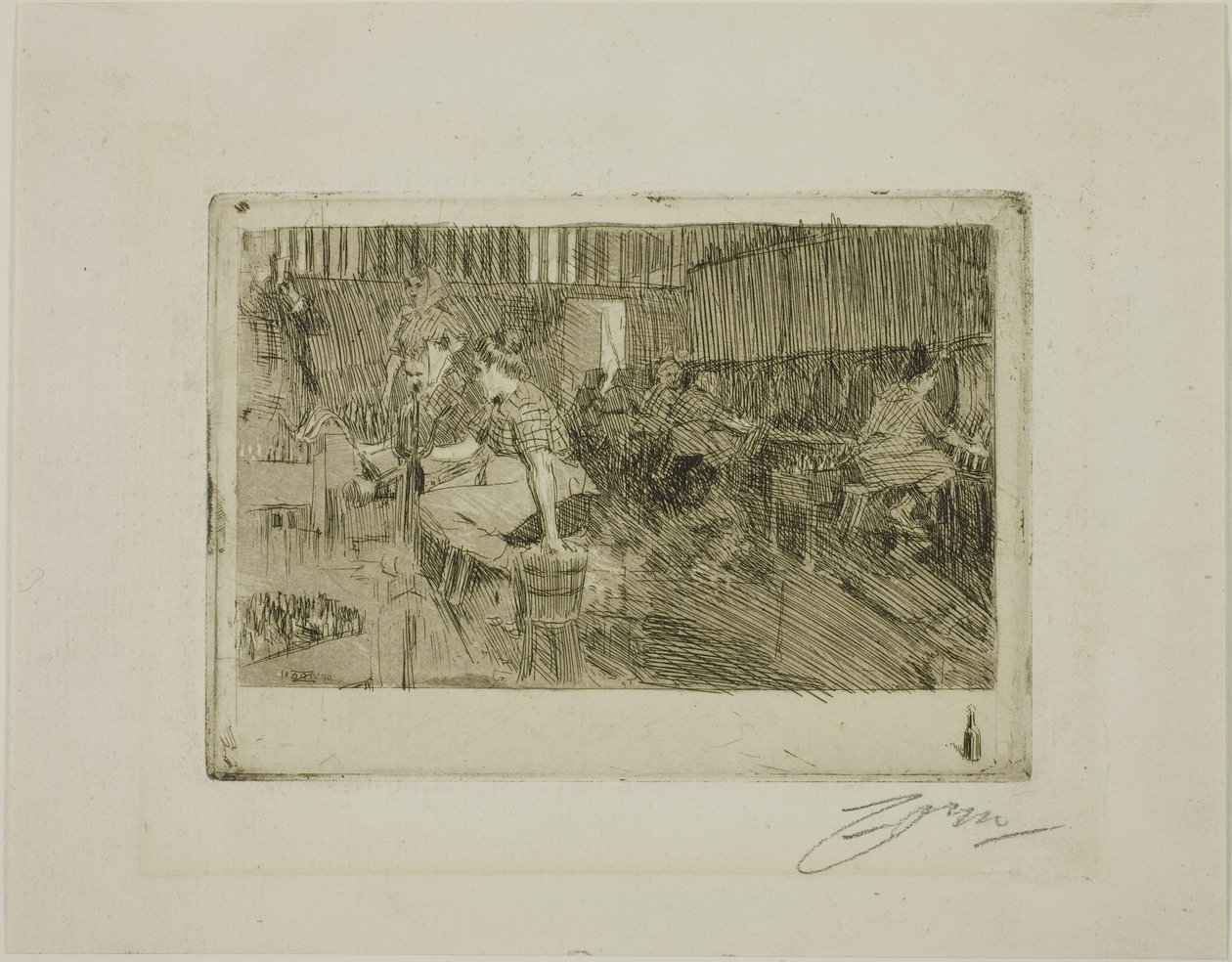 The Little Brewery by Anders Leonard Zorn