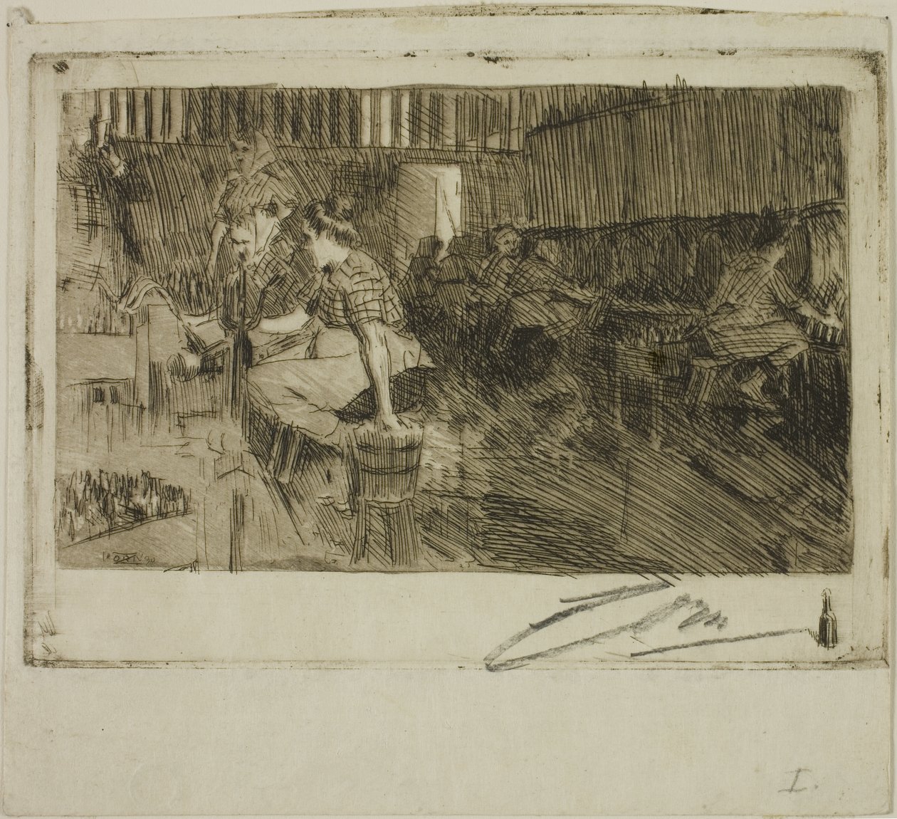 The Little Brewery by Anders Leonard Zorn