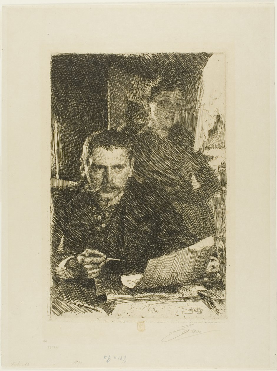 Zorn and His Wife by Anders Leonard Zorn