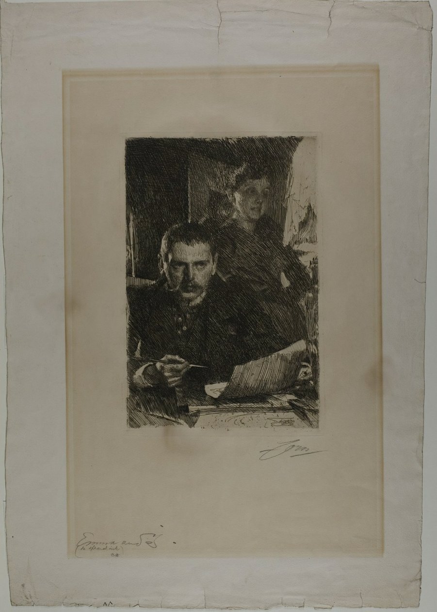 Zorn and His Wife by Anders Leonard Zorn
