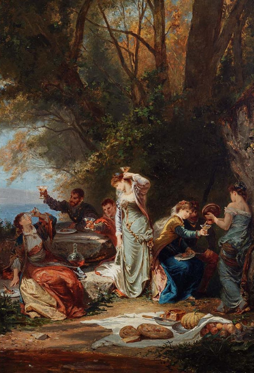 A Party in the Countryside by André Charles Voillemot