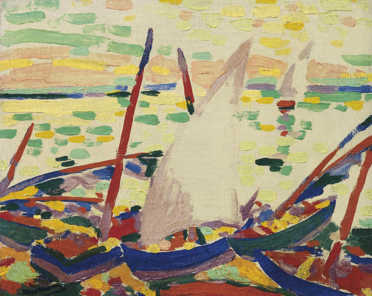 Boats on the Beach at Collioure by Andre Derain