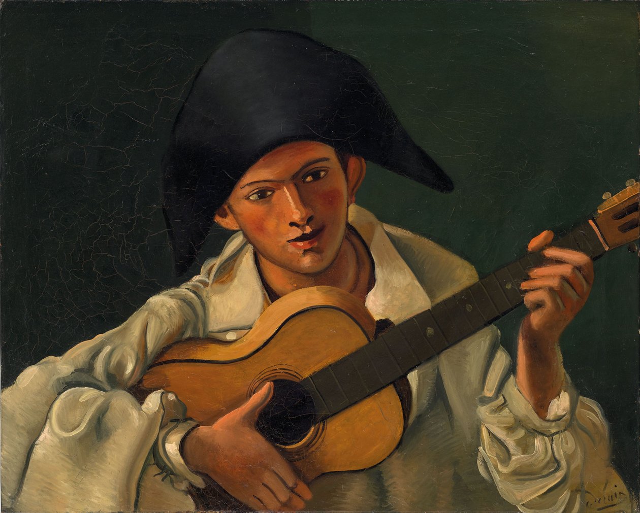 Bust of Harlequin with Guitar by Andre Derain