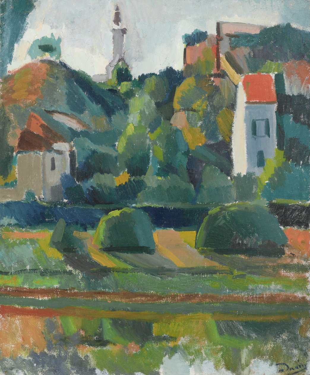 The River at Montreuil-sur-Mer by Andre Derain