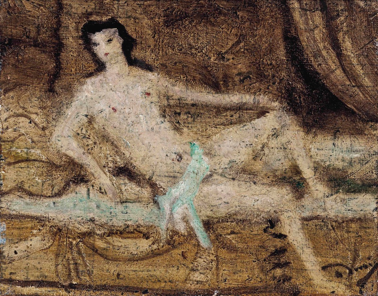Reclining Nude on a Sofa by Andre Derain