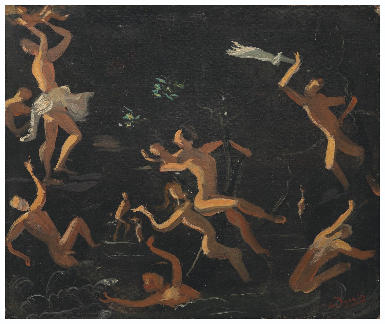 Nymphs Bathing by Andre Derain