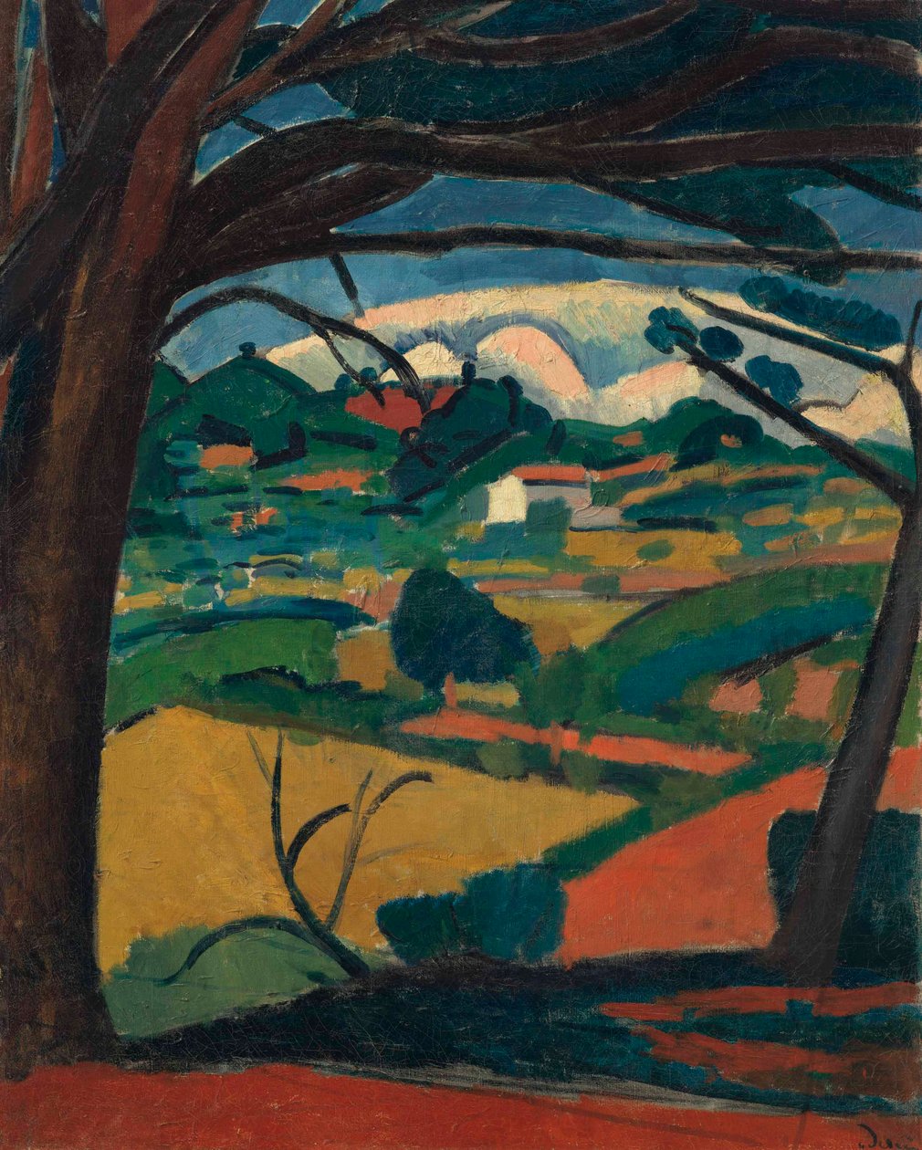 Landscape in Provence, Martigues by Andre Derain