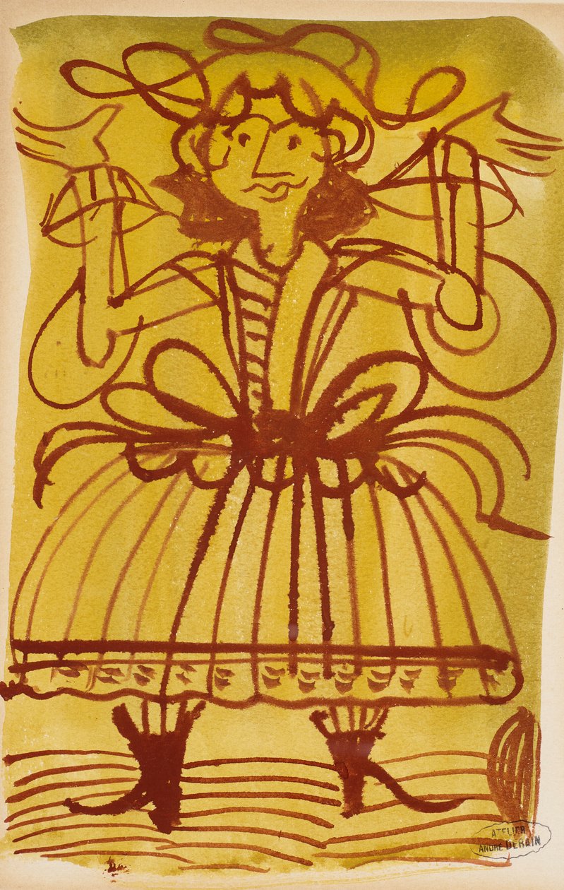 Figure with Raised Arms by Andre Derain