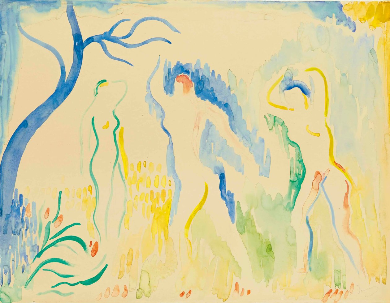 Three Bathers by Andre Derain