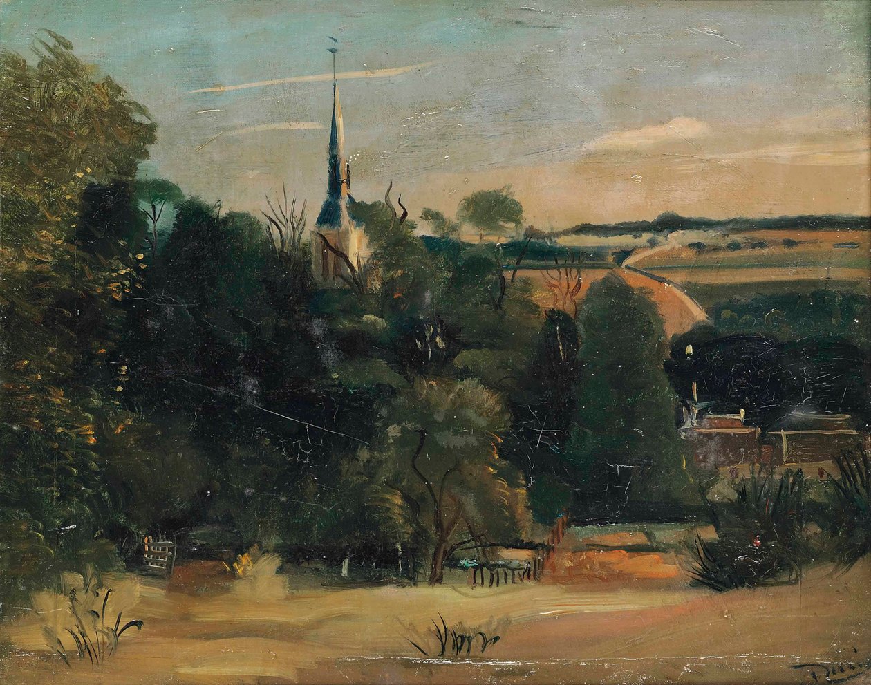View of Donnemarie-en-Montois by Andre Derain