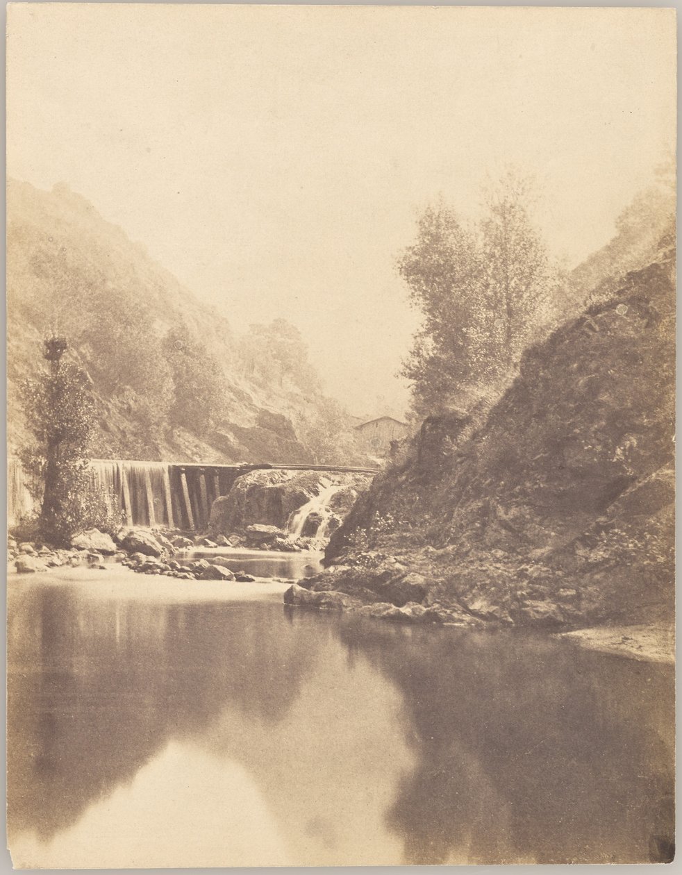 Landscape with Waterfall by André Giroux