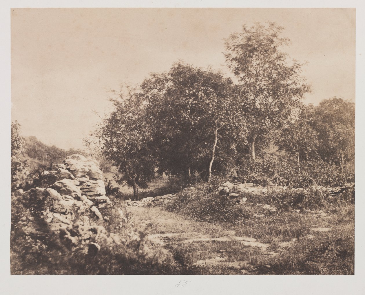 Untitled (Scene of Fontainbleau) by André Giroux