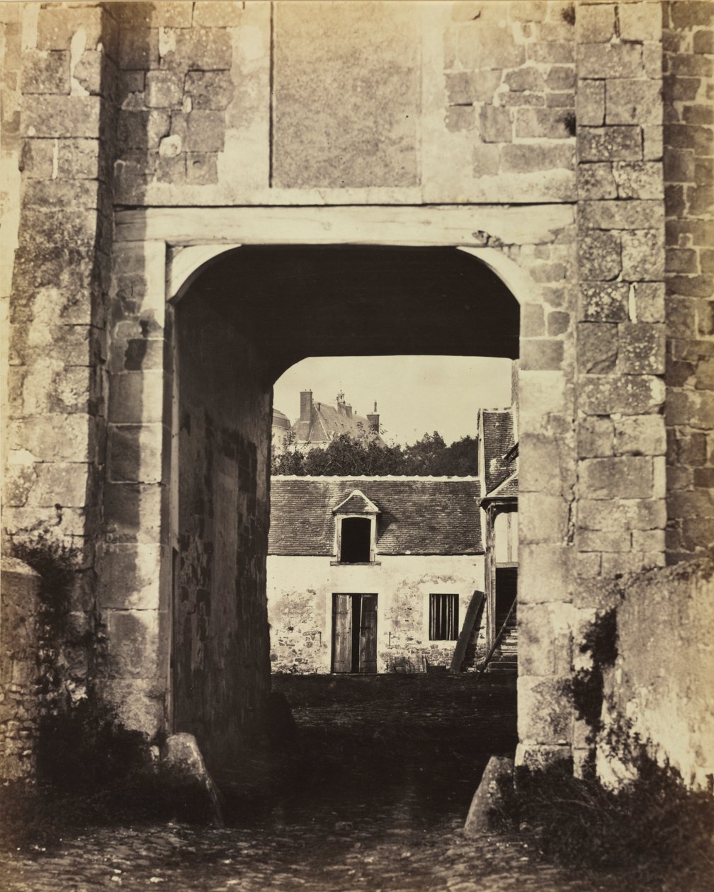 Rural Estate Seen Through Archway by André Philippe Régnier