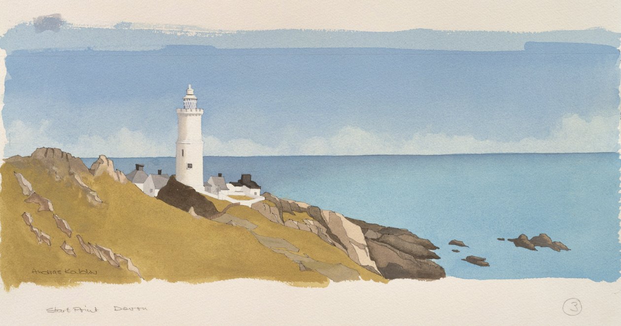 Start Point Lighthouse by Andras Kaldor