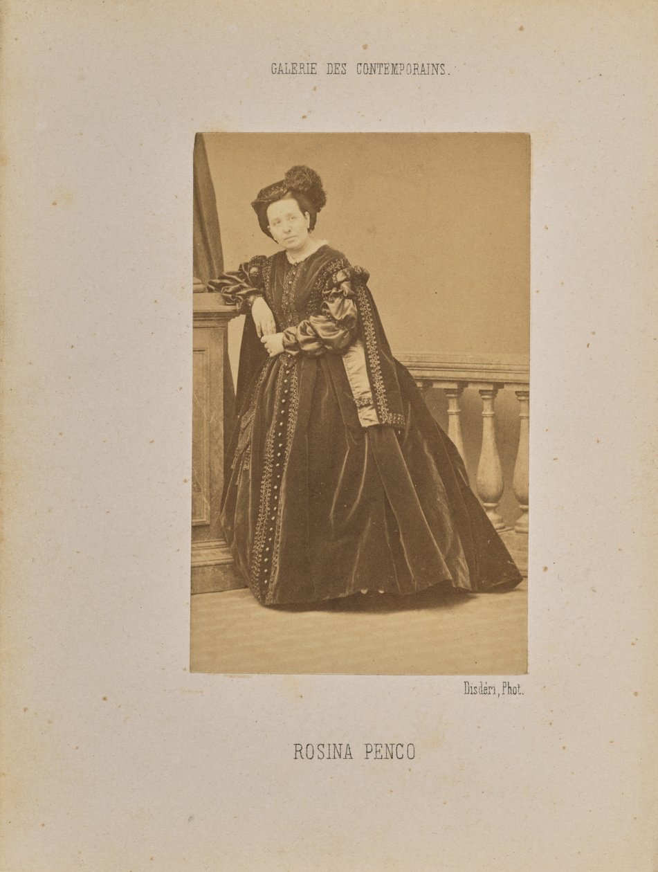 Rosina Penco by Andre Adolphe Eugene Disderi