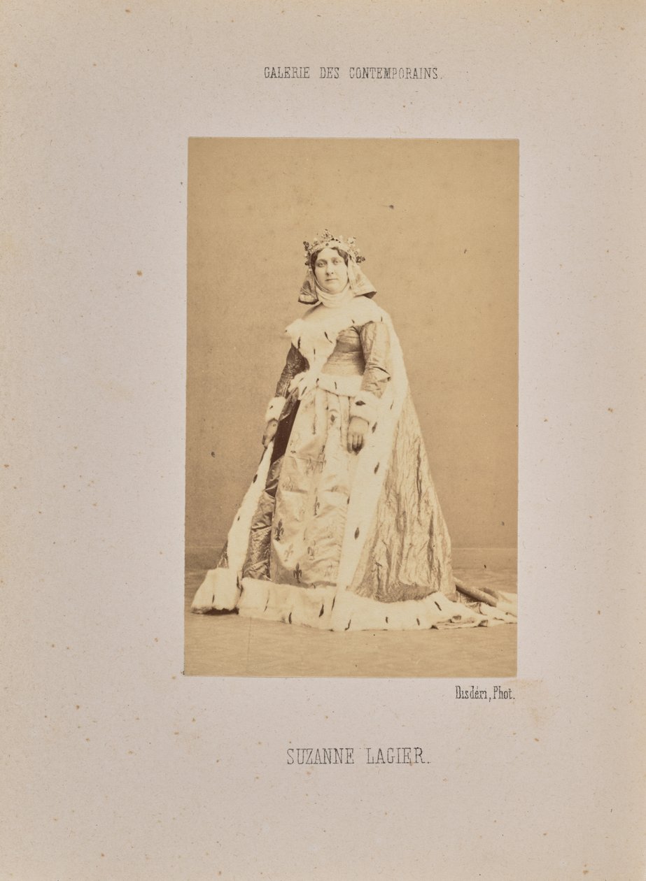 Suzanne Lagier by Andre Adolphe Eugene Disderi