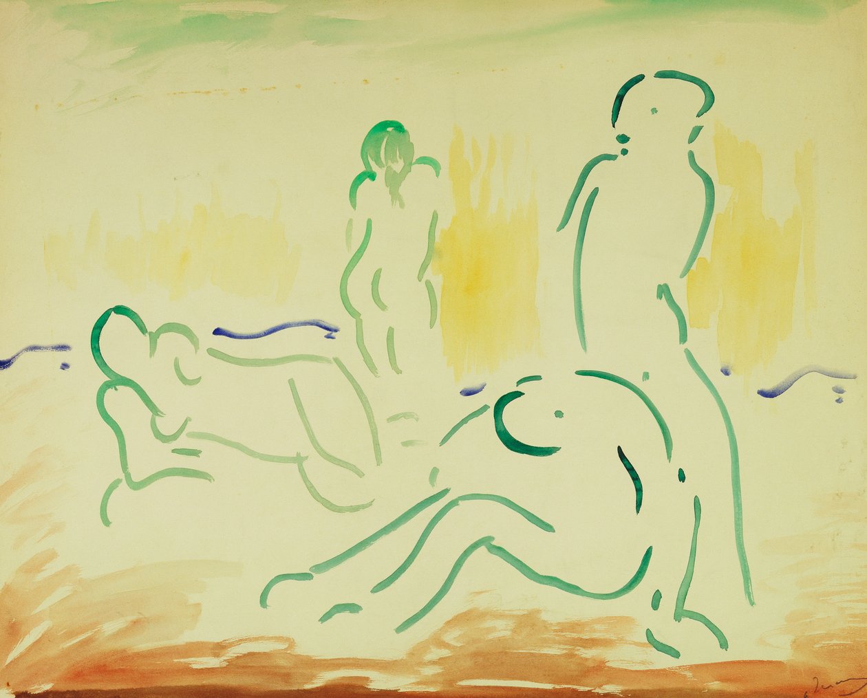 Bathers by Andre Derain