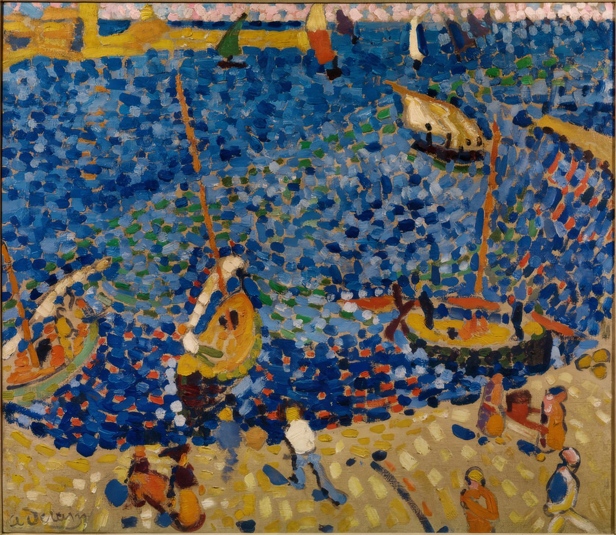 Boats in Collioure by Andre Derain