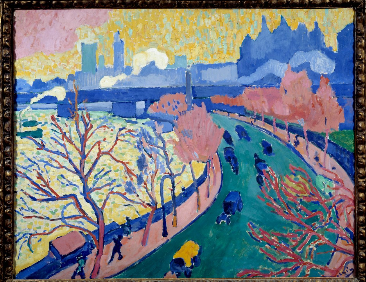 Charing Cross Bridge, London by Andre Derain