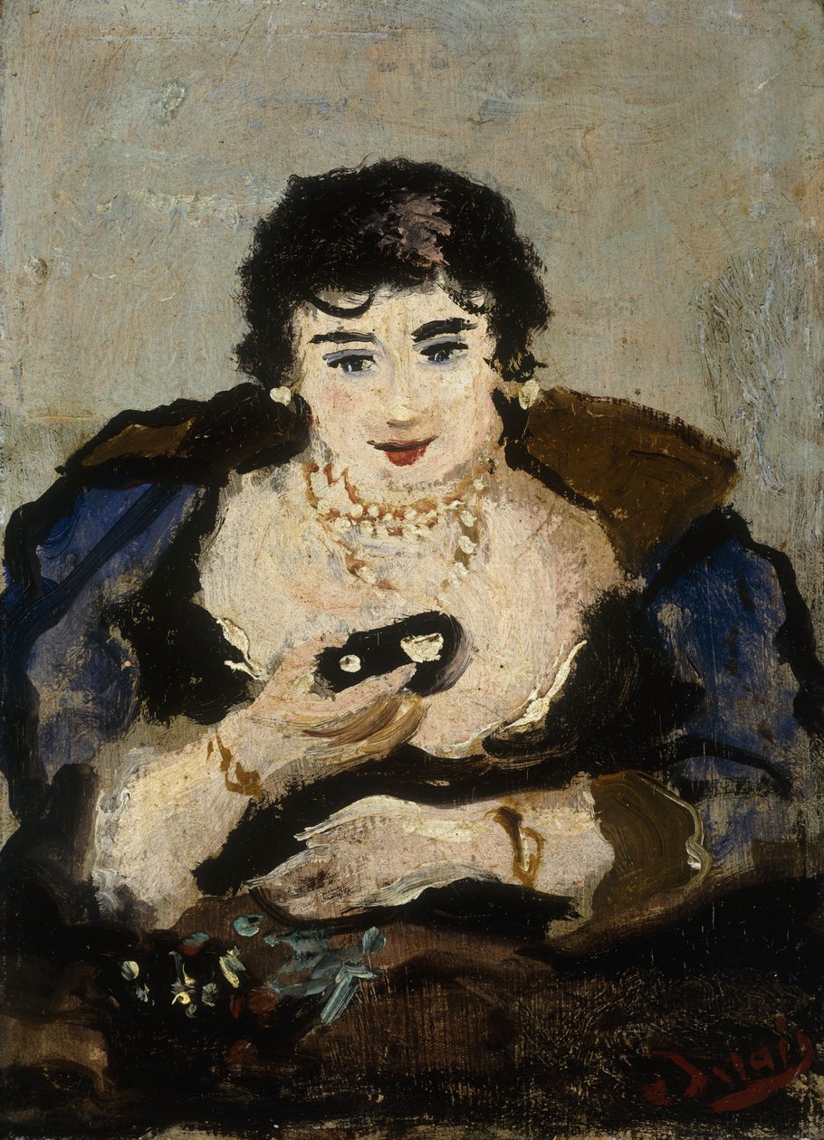 Woman at the Theatre by Andre Derain