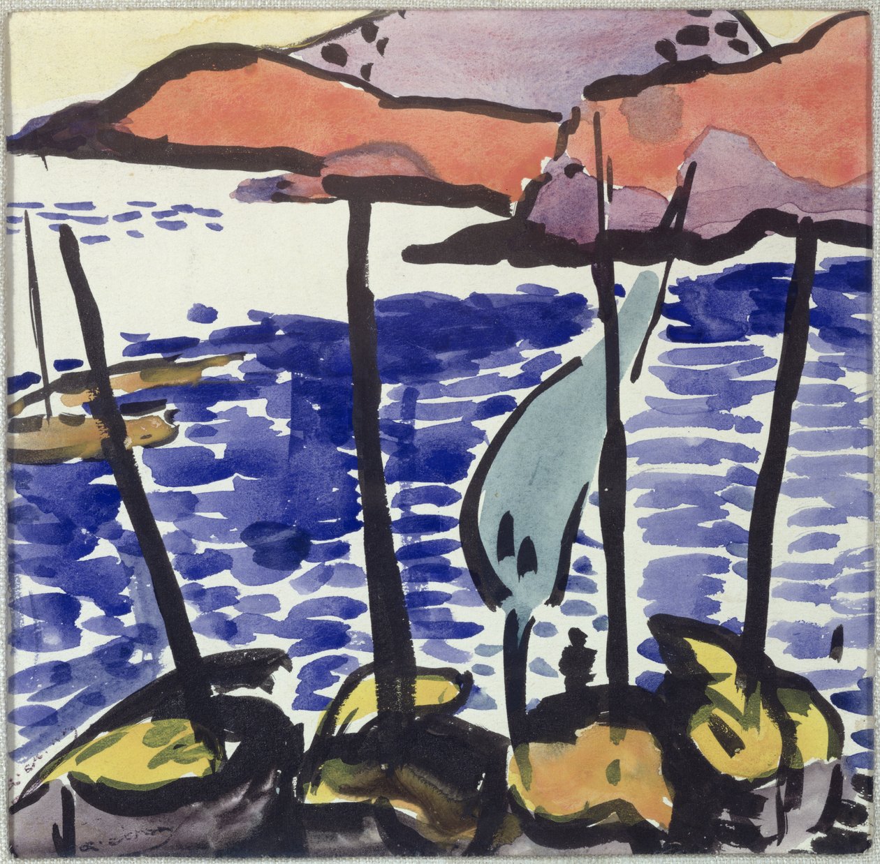 Fishing Boats at Collioure by Andre Derain