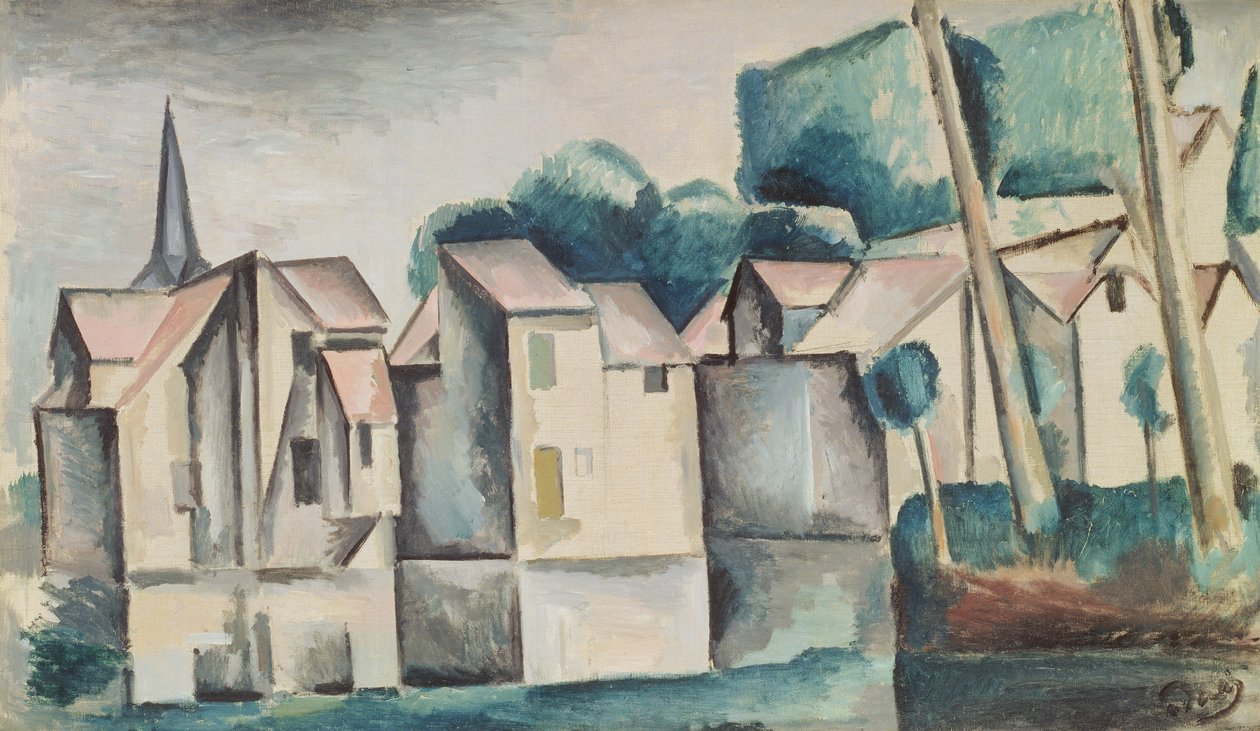Houses by the Water by Andre Derain