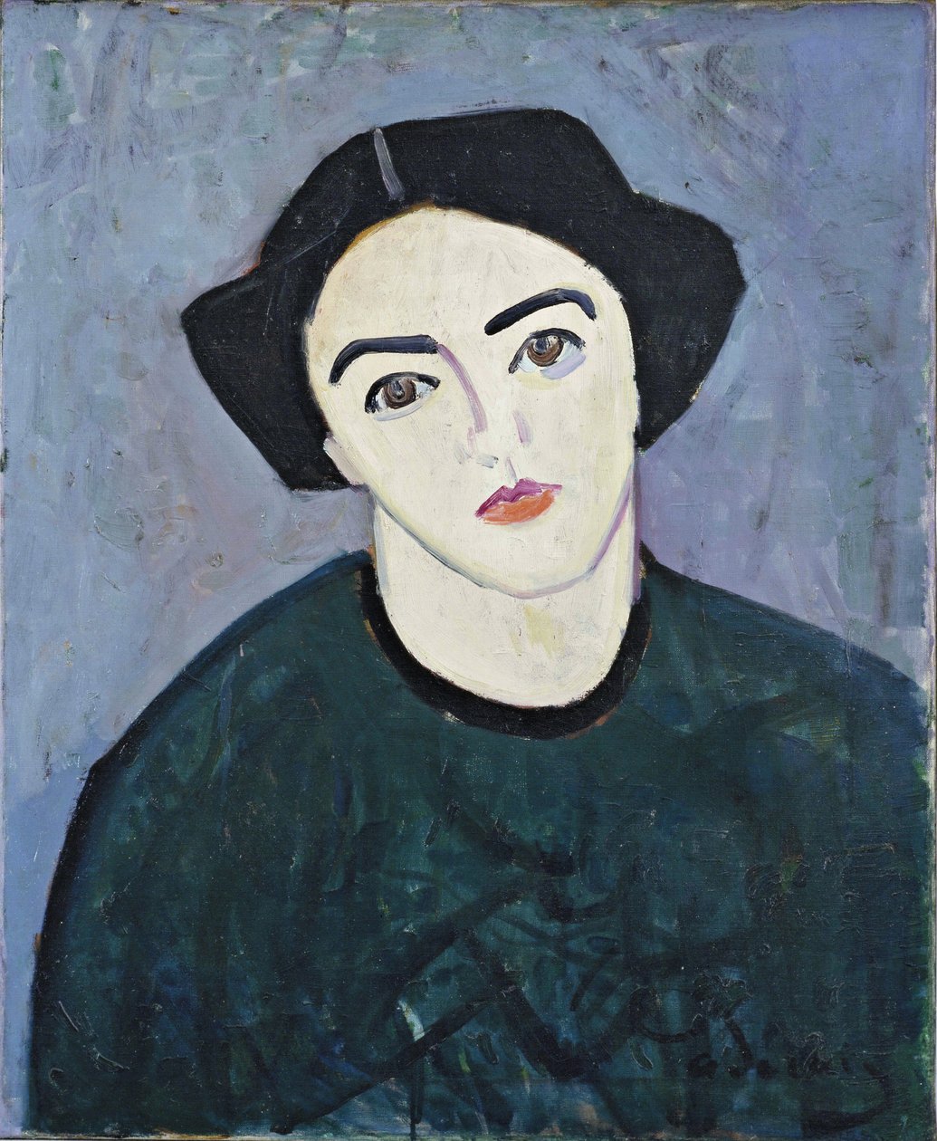 Madame Derain in Green by Andre Derain