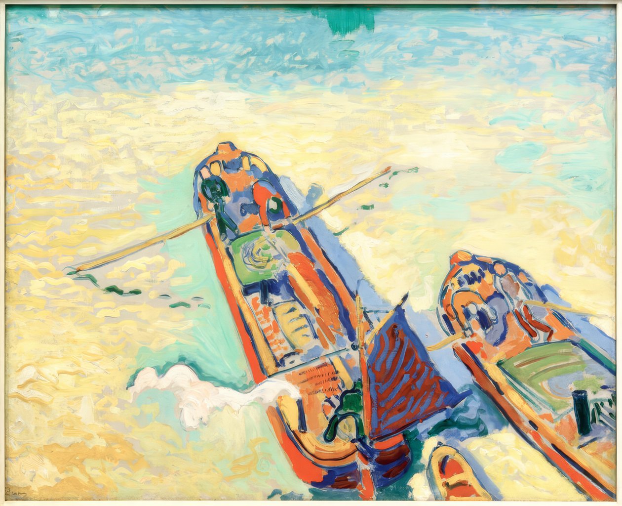 The Two Barges by Andre Derain
