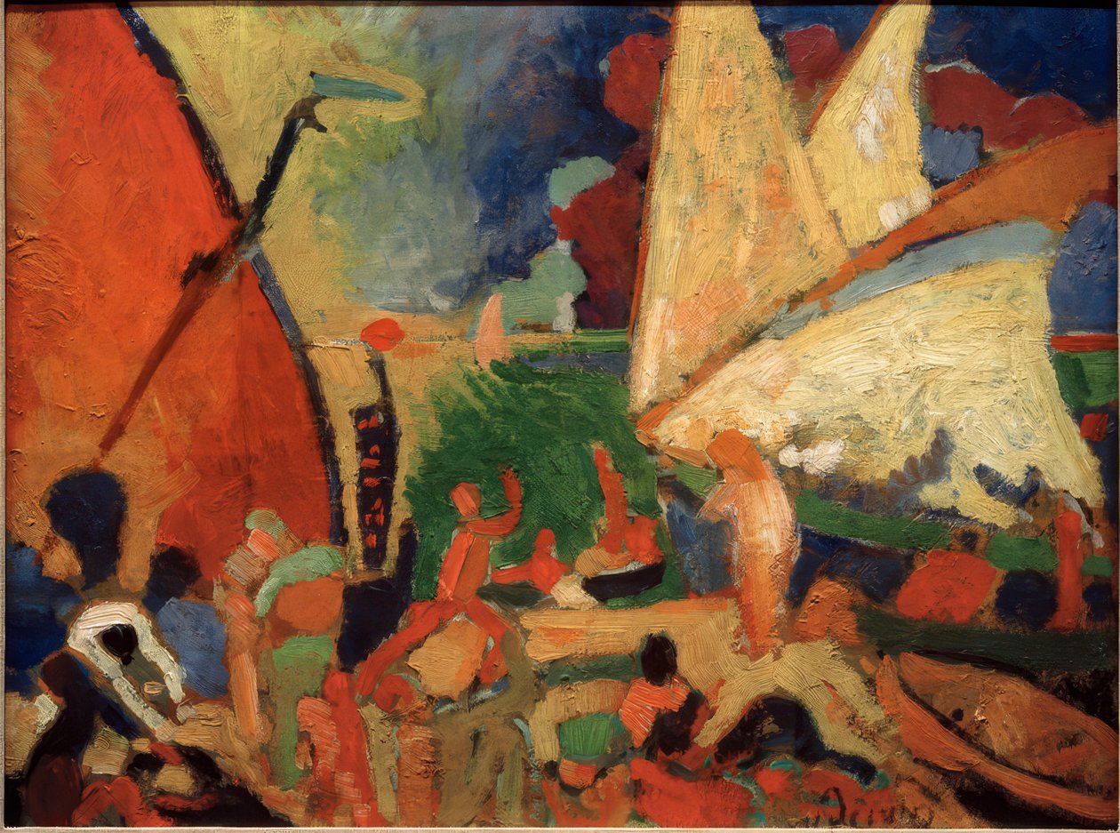 Sailboats at Collioure by Andre Derain