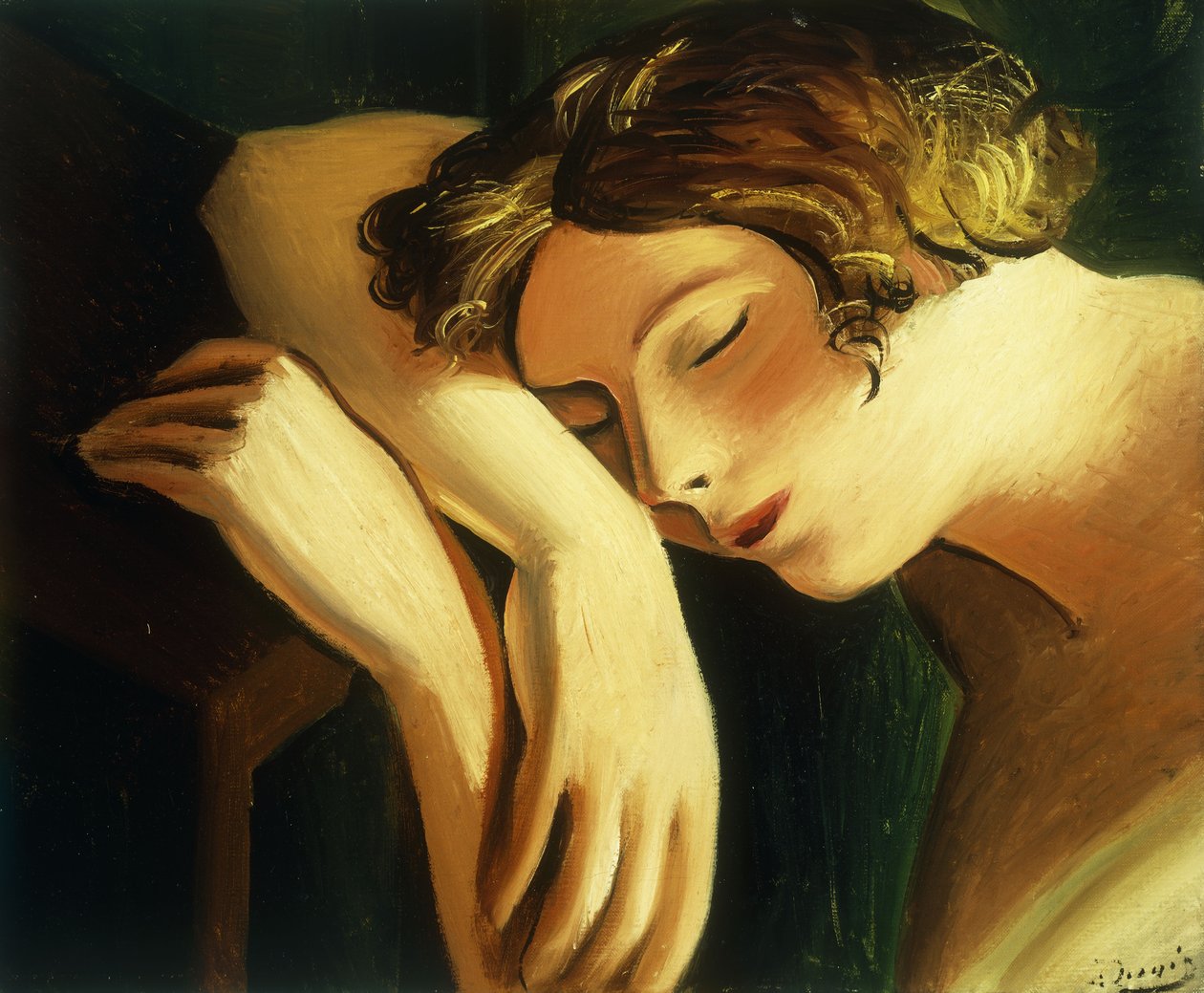Woman Sleeping by Andre Derain