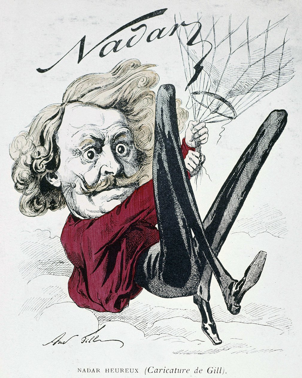 Cartoon Nadar by Gill by Andre Gill