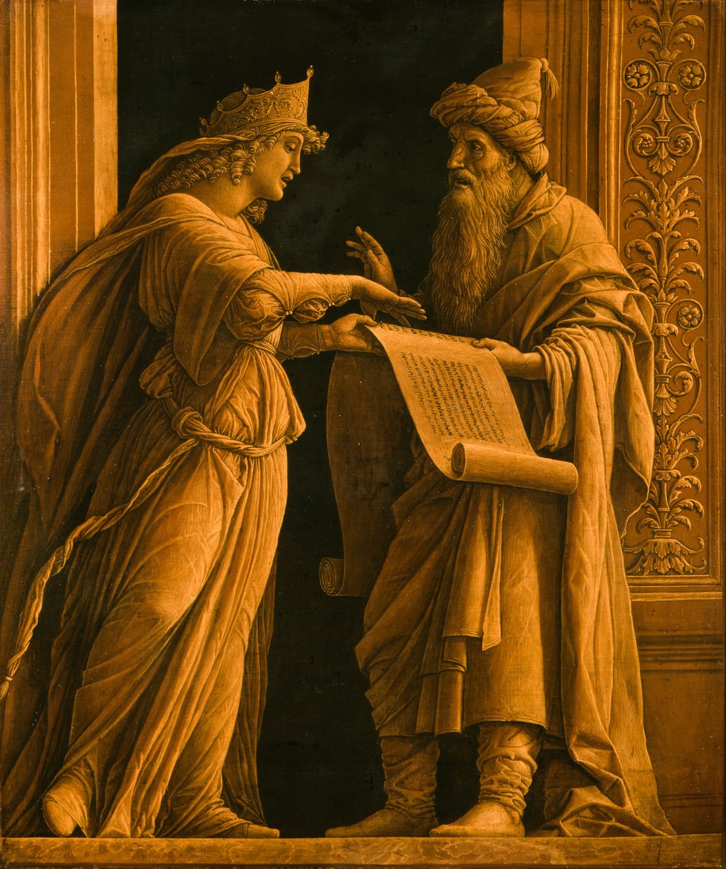 A Sibyl and a Prophet by Andrea Mantegna