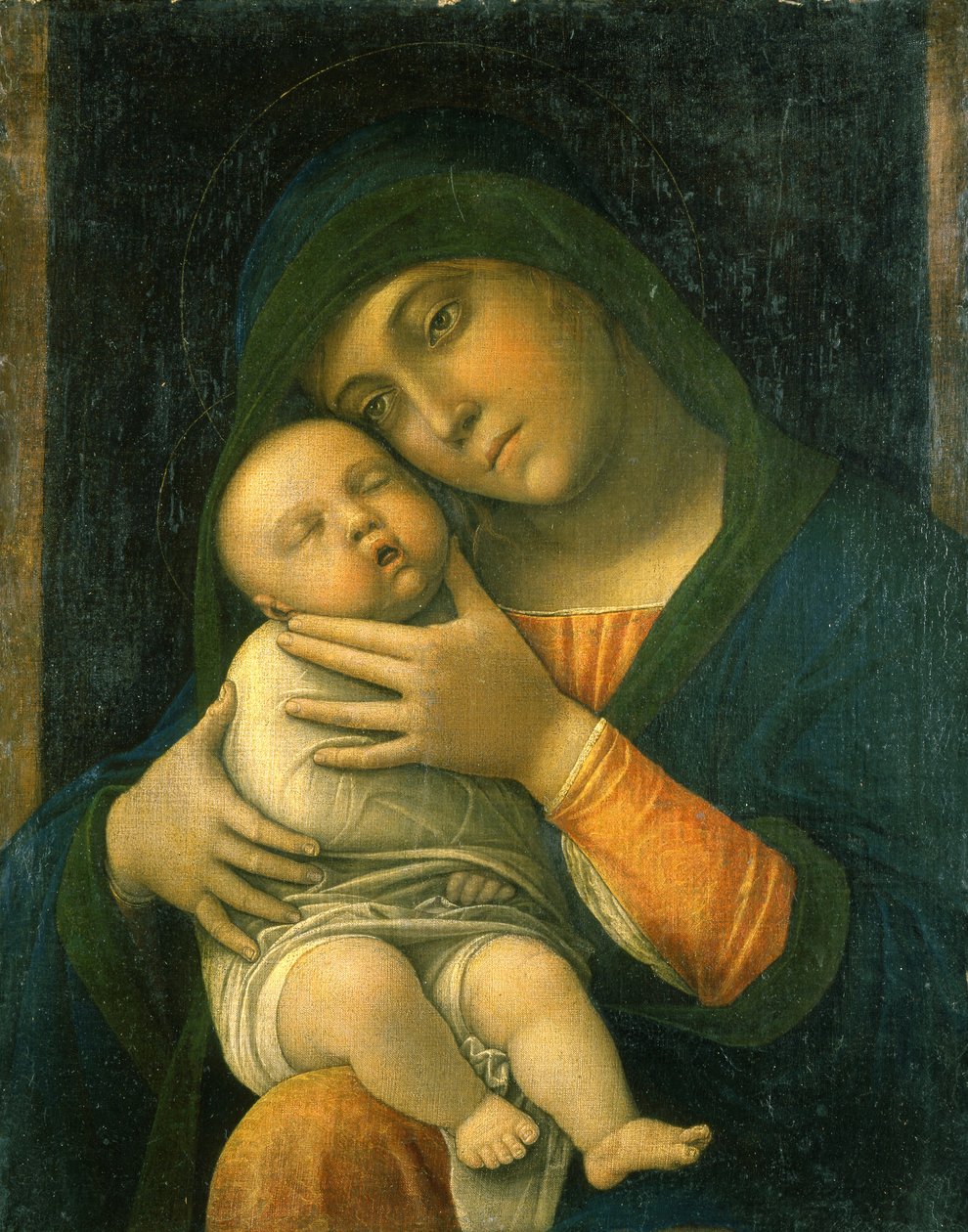The Virgin and Child by Andrea Mantegna