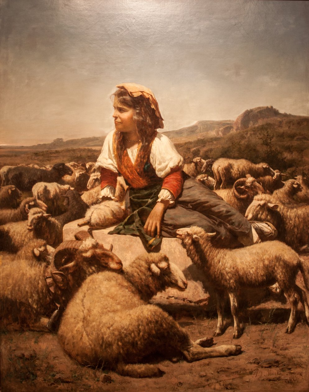 Shepherd Girl by Andreas Marko