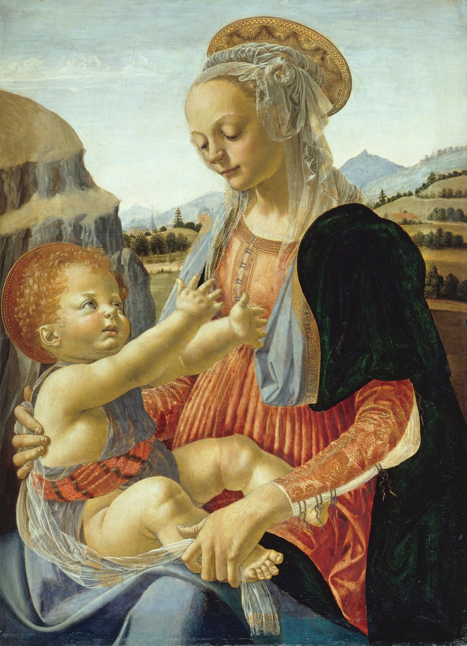 Mary with the Child by Andrea del Verrocchio