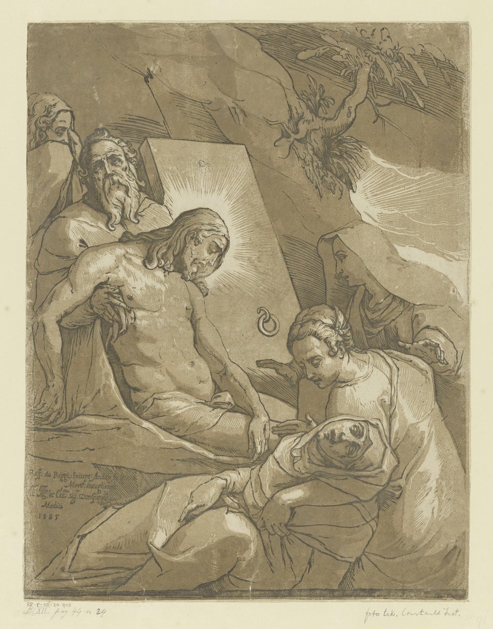 The Entombment of Christ by Andrea Andreani