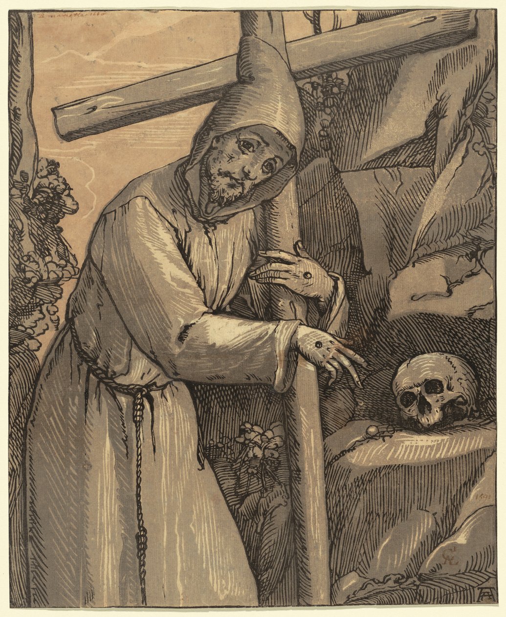 Saint Francis of Assisi by Andrea Andreani