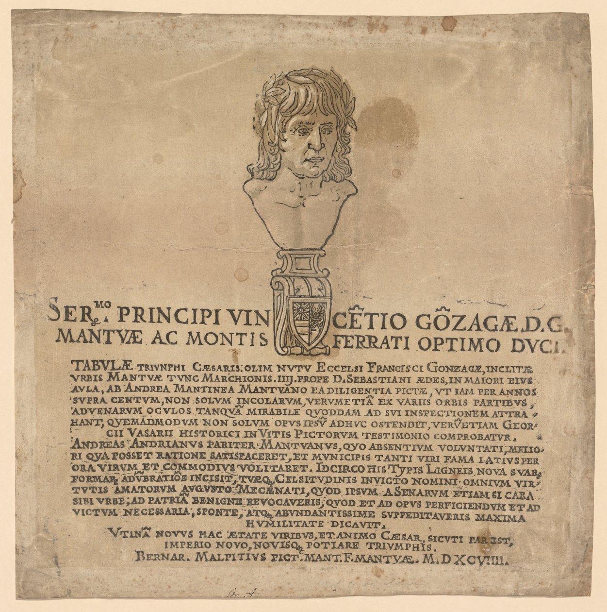 The Triumph of Julius Caesar, 1593-99 by Andrea Andreani