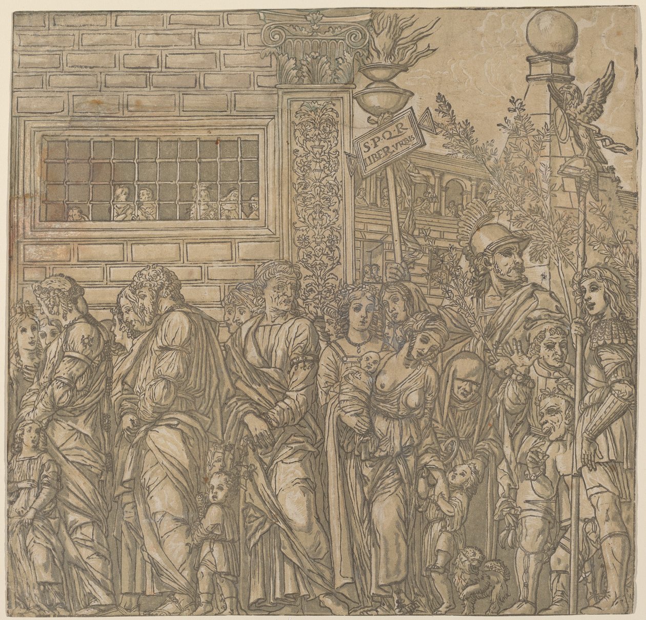 The Triumph of Julius Caesar by Andrea Andreani