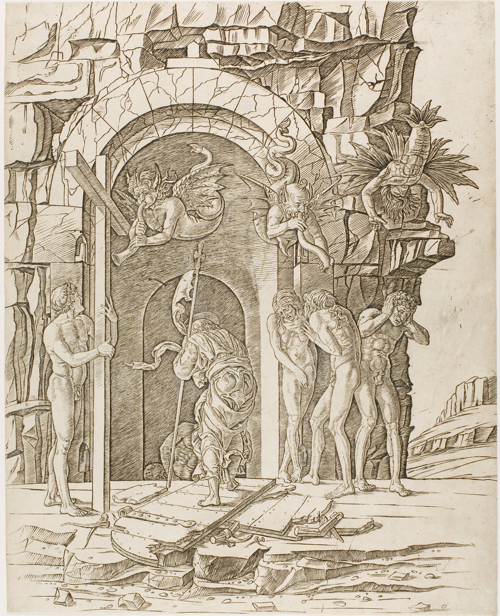 Descent into Limbo by Andrea Mantegna
