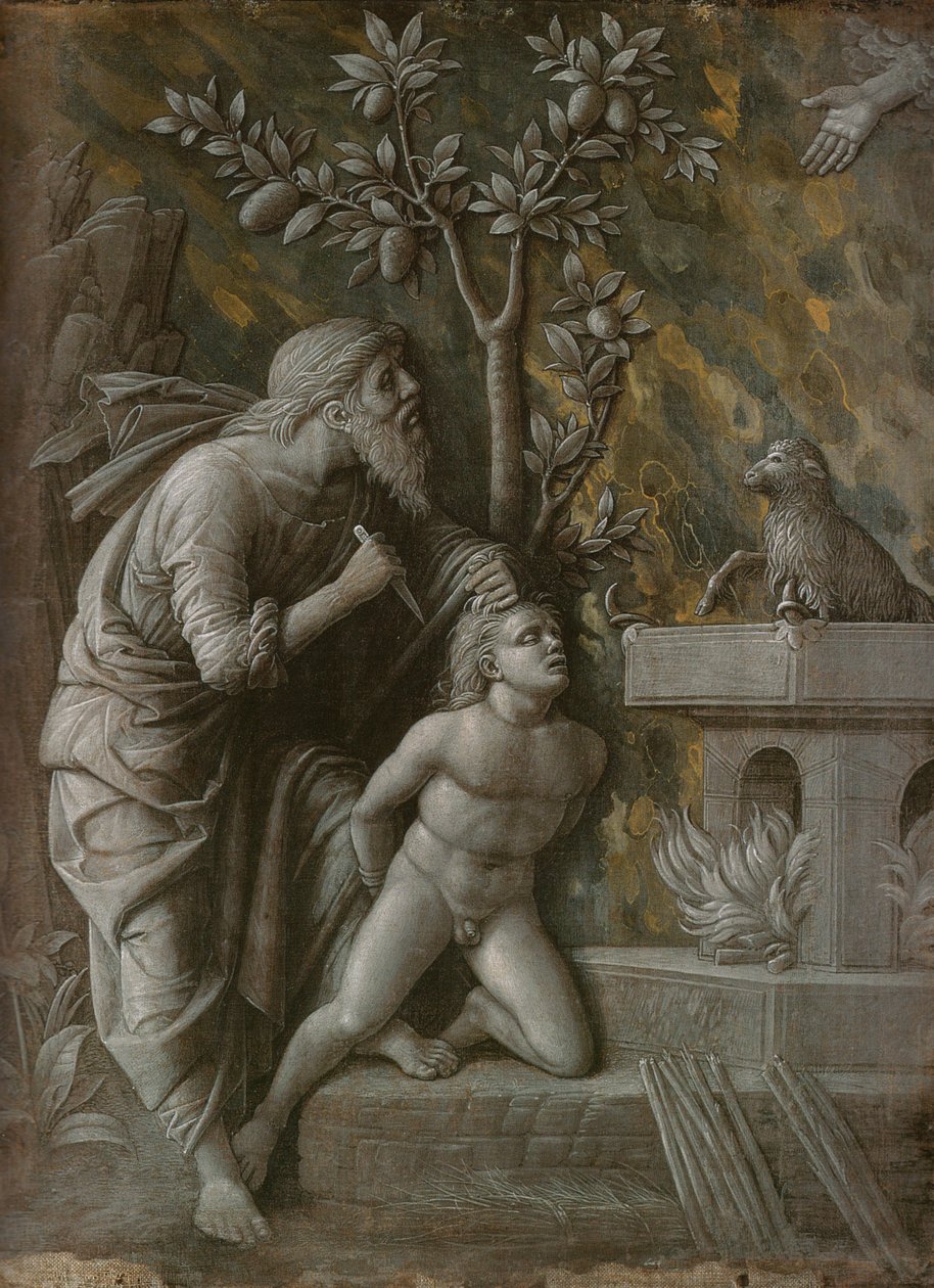 The Sacrifice of Isaac by Andrea Mantegna