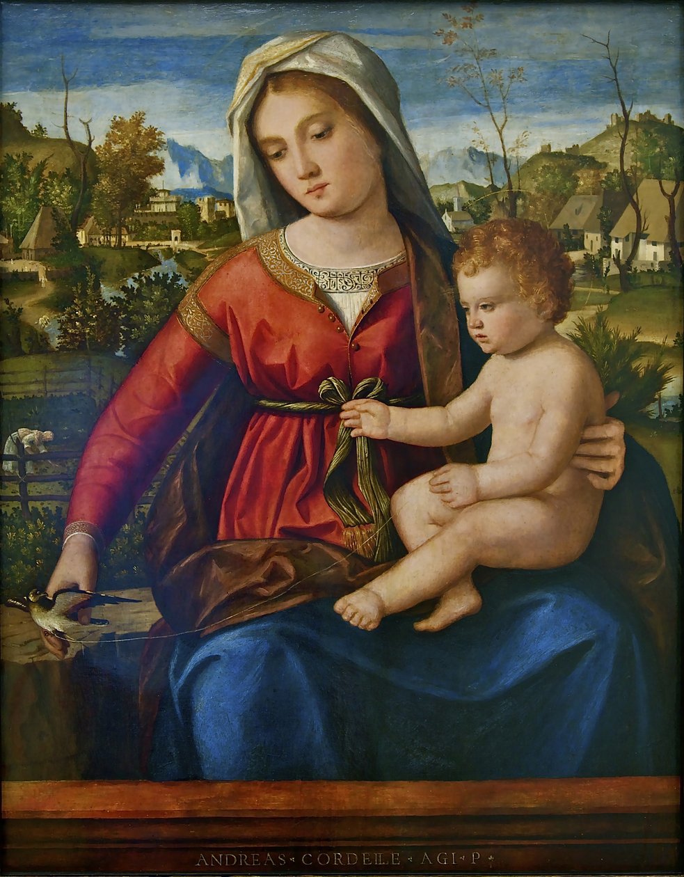 Virgin and Child by Andrea Previtali