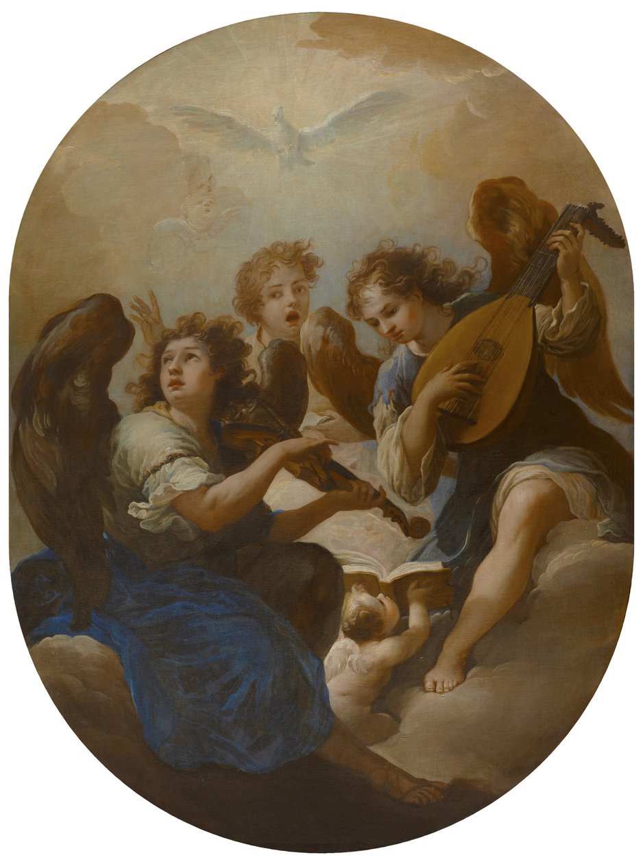 Three Music Making Angels by Andrea Procaccini