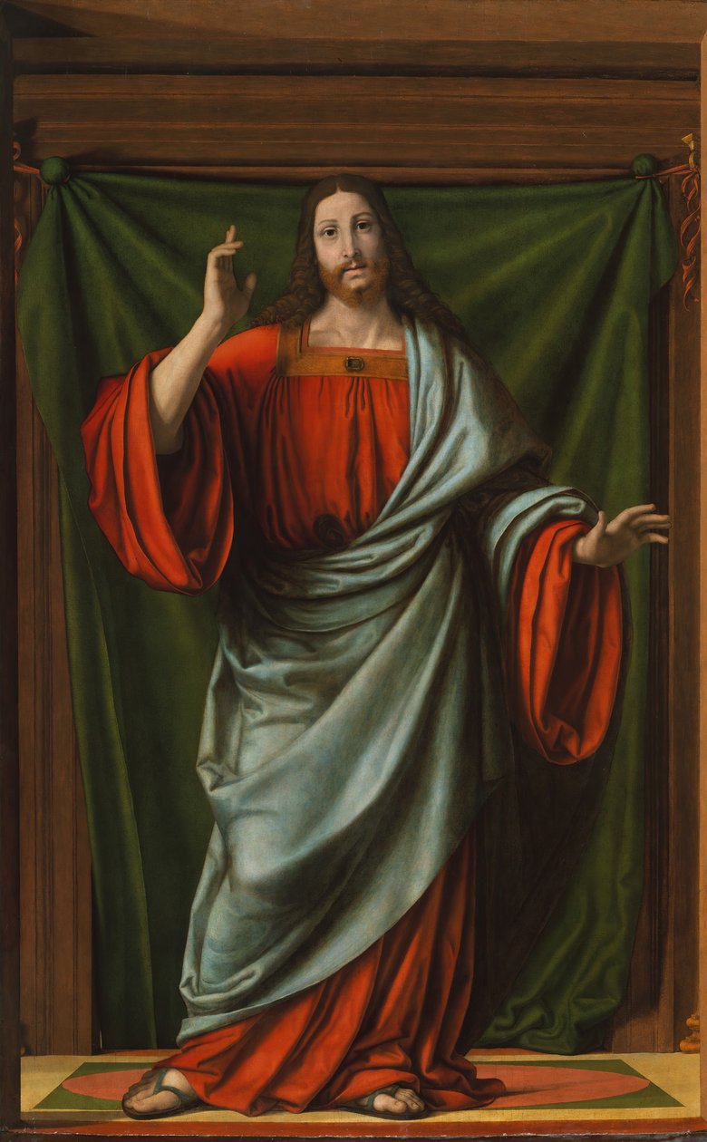 Christ Blessing by Andrea Solario