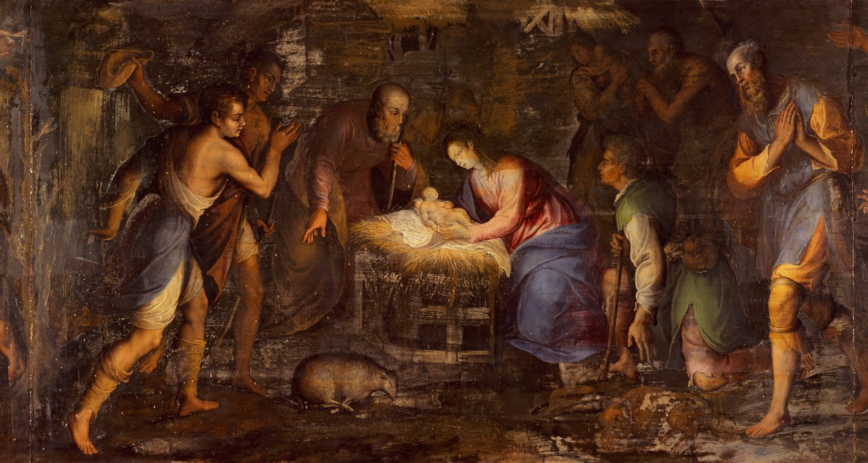 Nativity by Andrea Solario