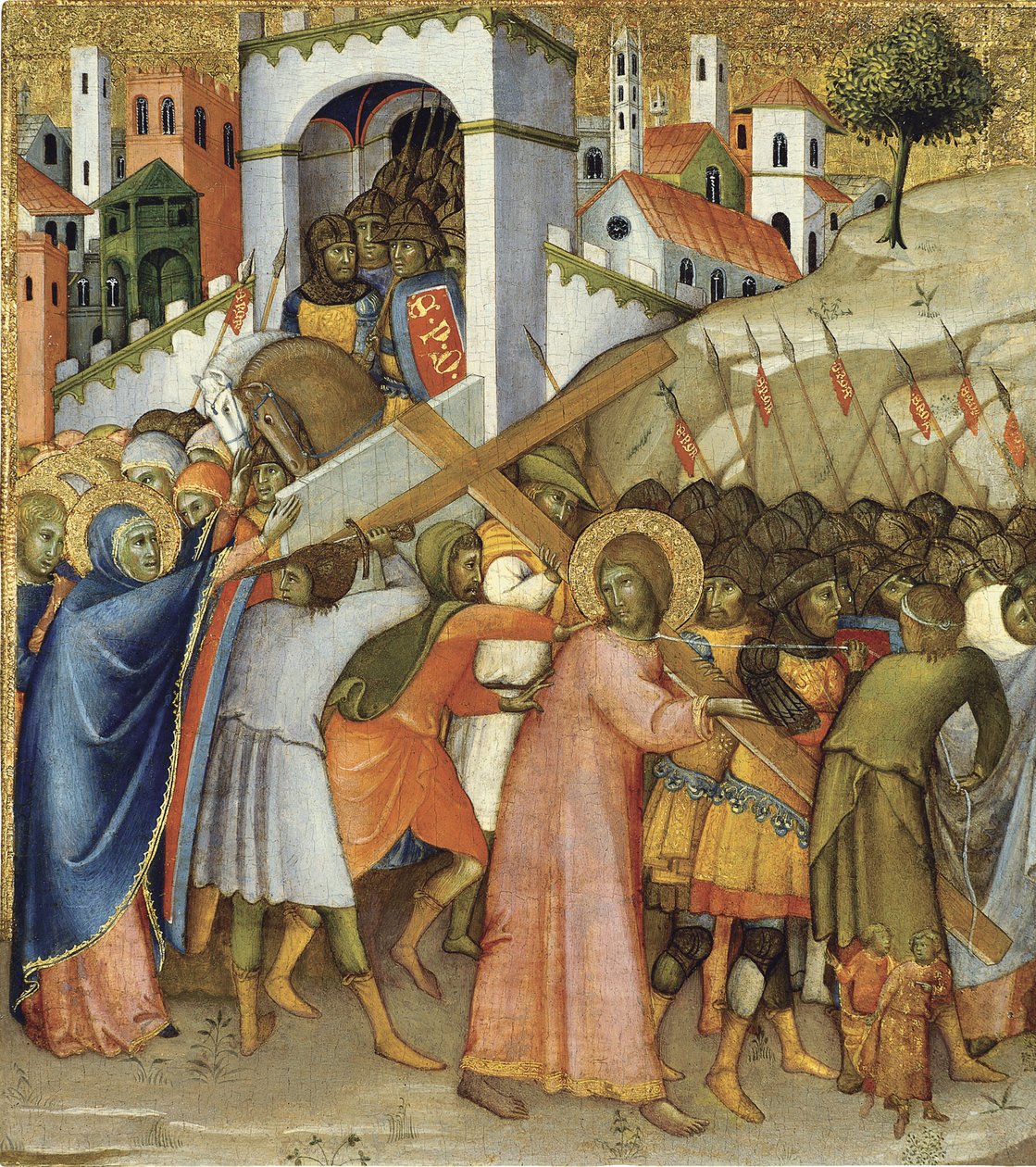 Christ on the Road to Calvary by Andrea di Bartolo